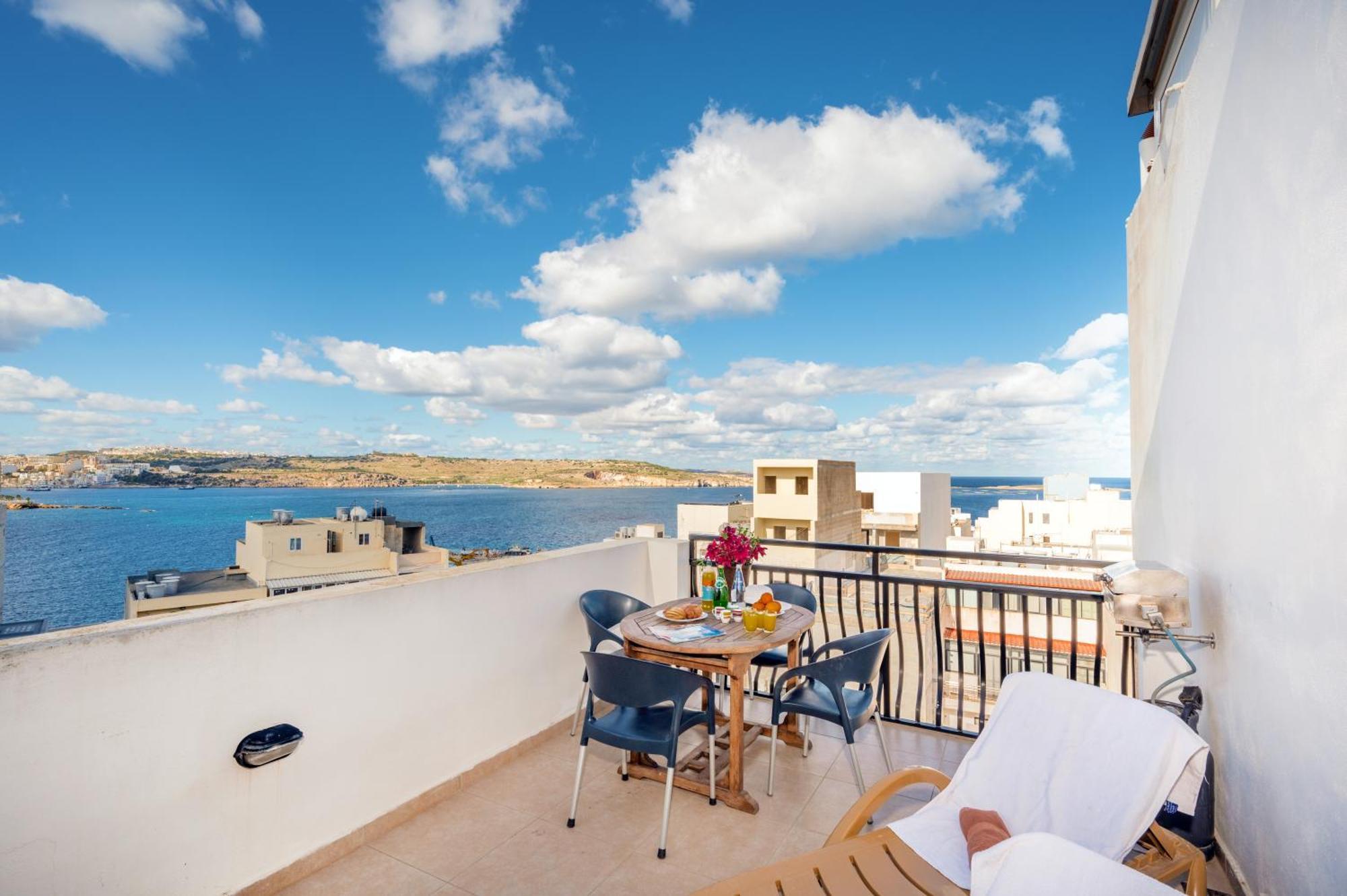 Seashells 2 Bedroom Apartment With Sunny Terrace With Stunning Sea Views - By Getawaysmalta St. Paul's Bay Esterno foto